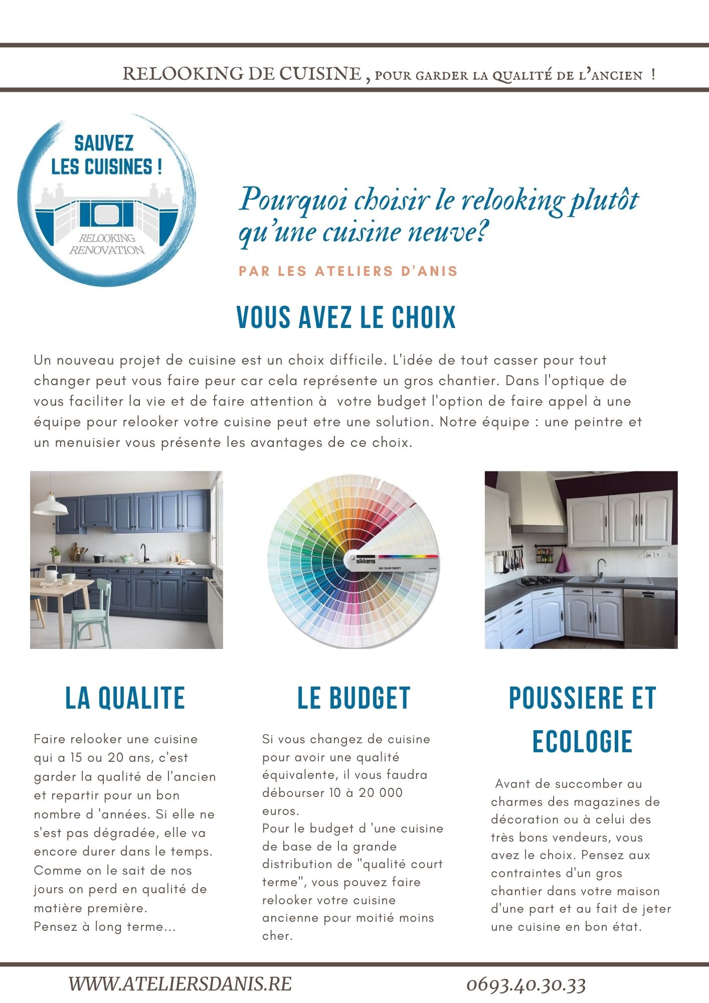 Choix entre cuisine relookée ou neuve?
