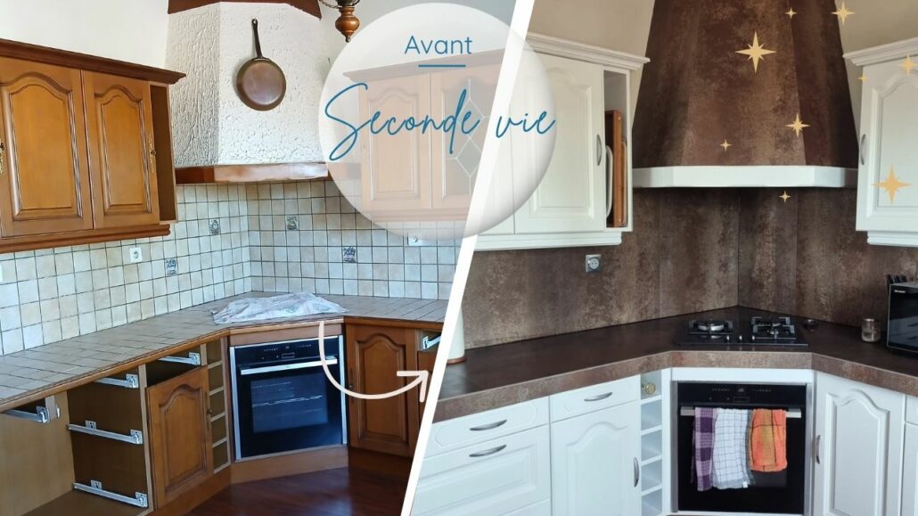 relooker-cuisine-bois-reunion-avant-après-peinture-meubles-changement-plan-de-travail-rénovation (4) Relooking de cuisine à la réunion, avant après peinture meubles et changement plan de travail. Rénovation.