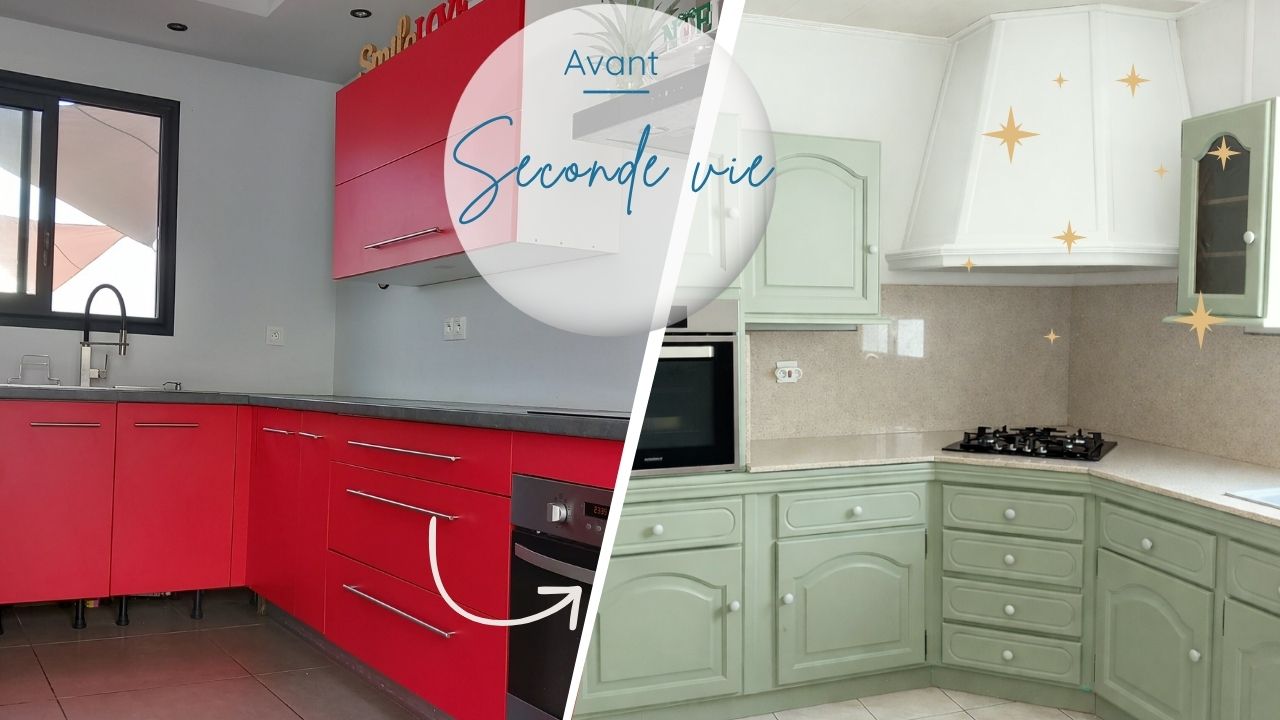 relooker-cuisine-bois-reunion-avant-après-peinture-meubles-changement-plan-de-travail-rénovation (5) Relooking de cuisine à la Réunion, avant après peinture meubles et changement de plan de travail. Rénovation.